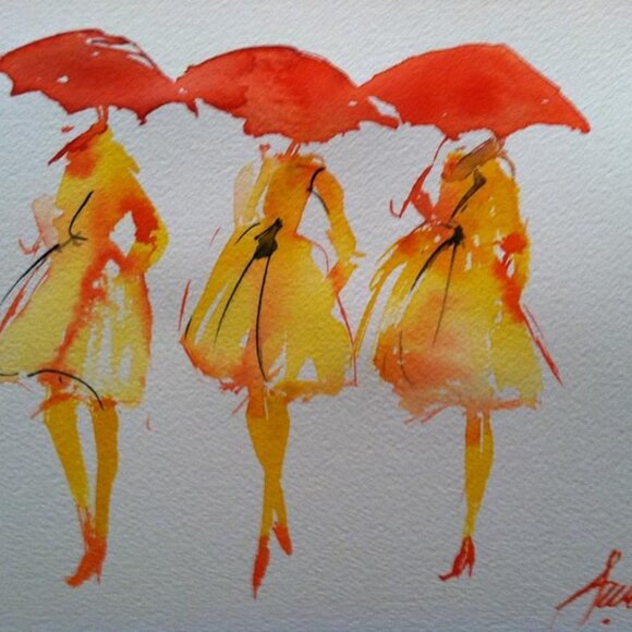 Tory Birch Yellow Rain Jacket - Picture 10 of 10